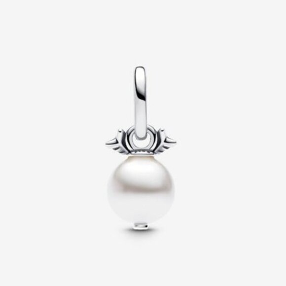 Pandora Pearl & Arrows Mini Dangle Charm - Picture 3 of 5